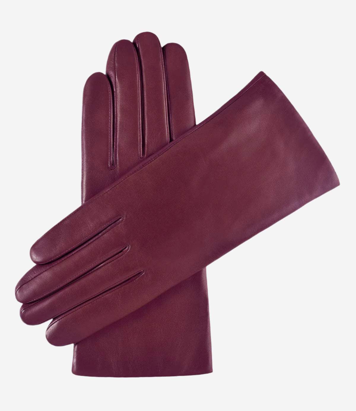 Isabella (cordovan) - Italian lambskin leather gloves with cashmere lining - Leather Gloves Online - Flyclothing LLC