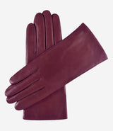 Isabella (cordovan) - Italian lambskin leather gloves with cashmere lining - Leather Gloves Online - Flyclothing LLC