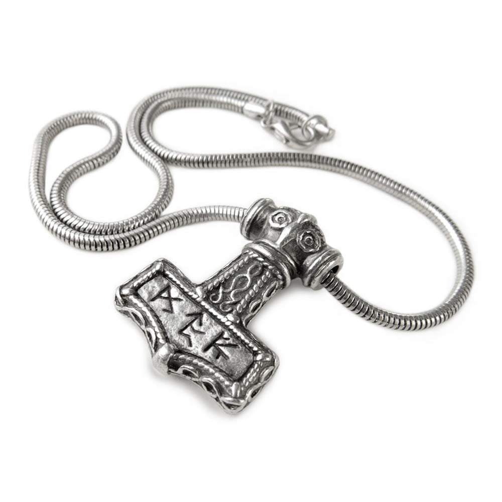 Bindrune Hammer Pendant - Alchemy of England - Flyclothing LLC