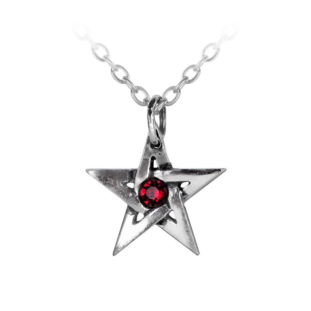Crystal Pentagram Pendant - Alchemy of England - Flyclothing LLC