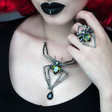 Emerald Venom Necklace - Alchemy of England - Flyclothing LLC