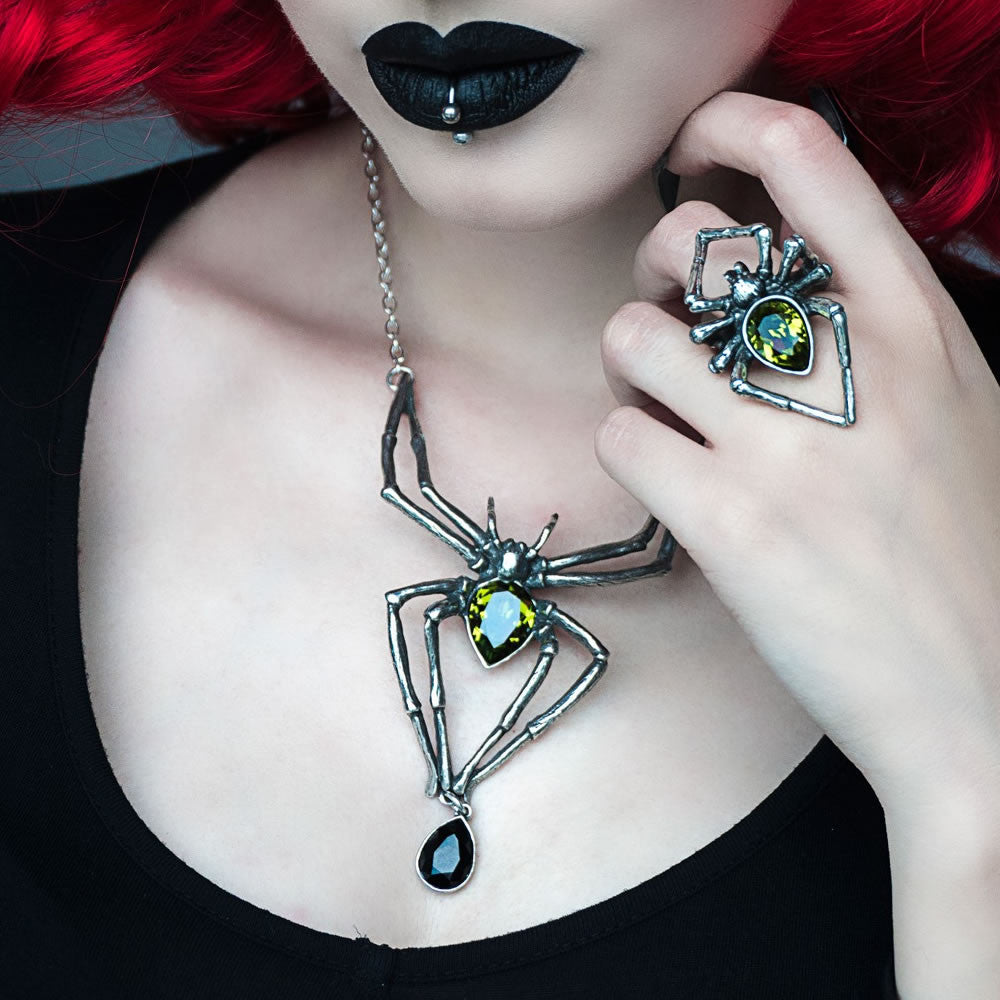 Emerald Venom Necklace - Alchemy of England - Flyclothing LLC