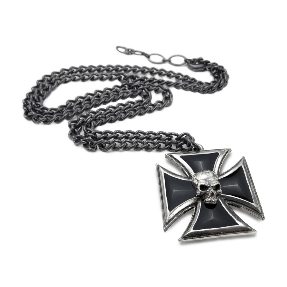 Black Knight's Cross Pendant - Alchemy of England - Flyclothing LLC