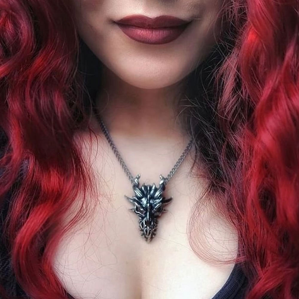 Dragon Skull Pendant - Alchemy of England - Flyclothing LLC