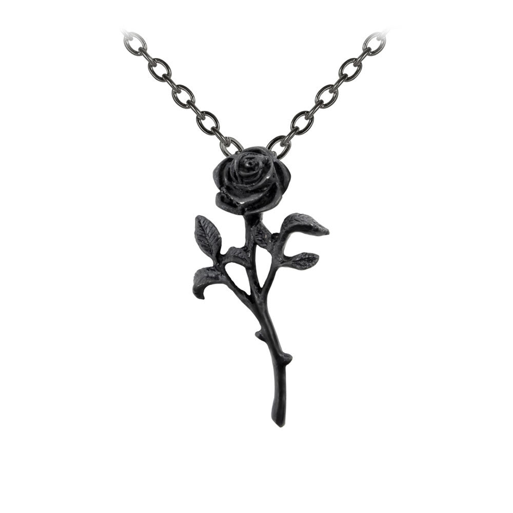 The Romance of the Black Rose Pendant - Alchemy of England - Flyclothing LLC