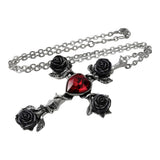 Black Rosifix Necklace - Alchemy of England - Flyclothing LLC