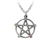 Wiccan Elemental Pentacle Necklace - Alchemy of England - Flyclothing LLC