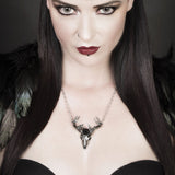 White Hart Black Rose Pendant - Alchemy of England - Flyclothing LLC