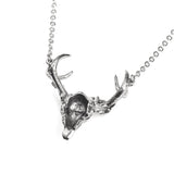 White Hart Black Rose Pendant - Alchemy of England - Flyclothing LLC