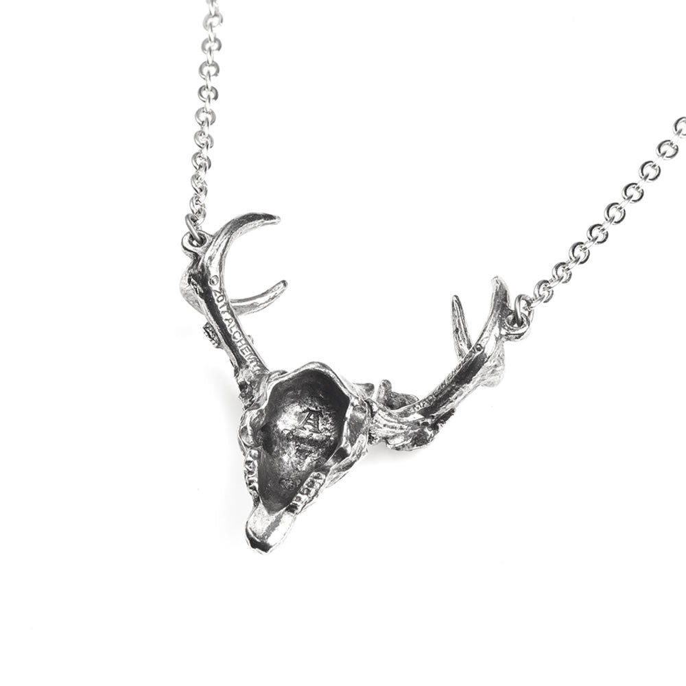 White Hart Black Rose Pendant - Alchemy of England - Flyclothing LLC