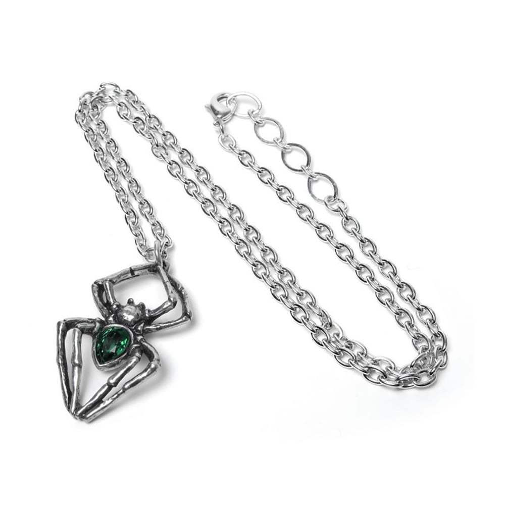 Emerald Spiderling Pendant - Alchemy of England - Flyclothing LLC
