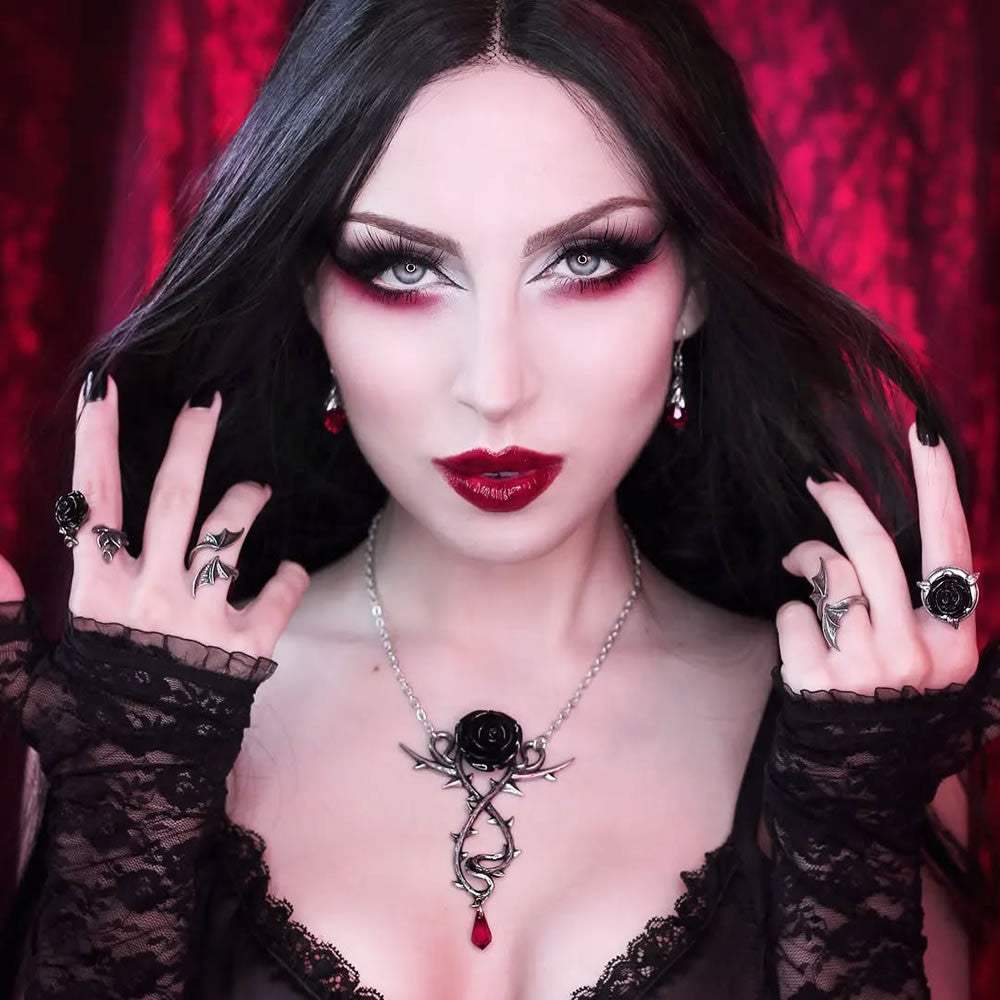 Carpathian Rose Necklace - Alchemy of England - Flyclothing LLC