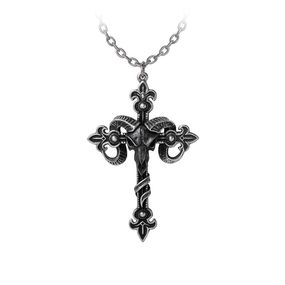 Cross of Baphomet Necklace - Alchemy of England - Flyclothing LLC
