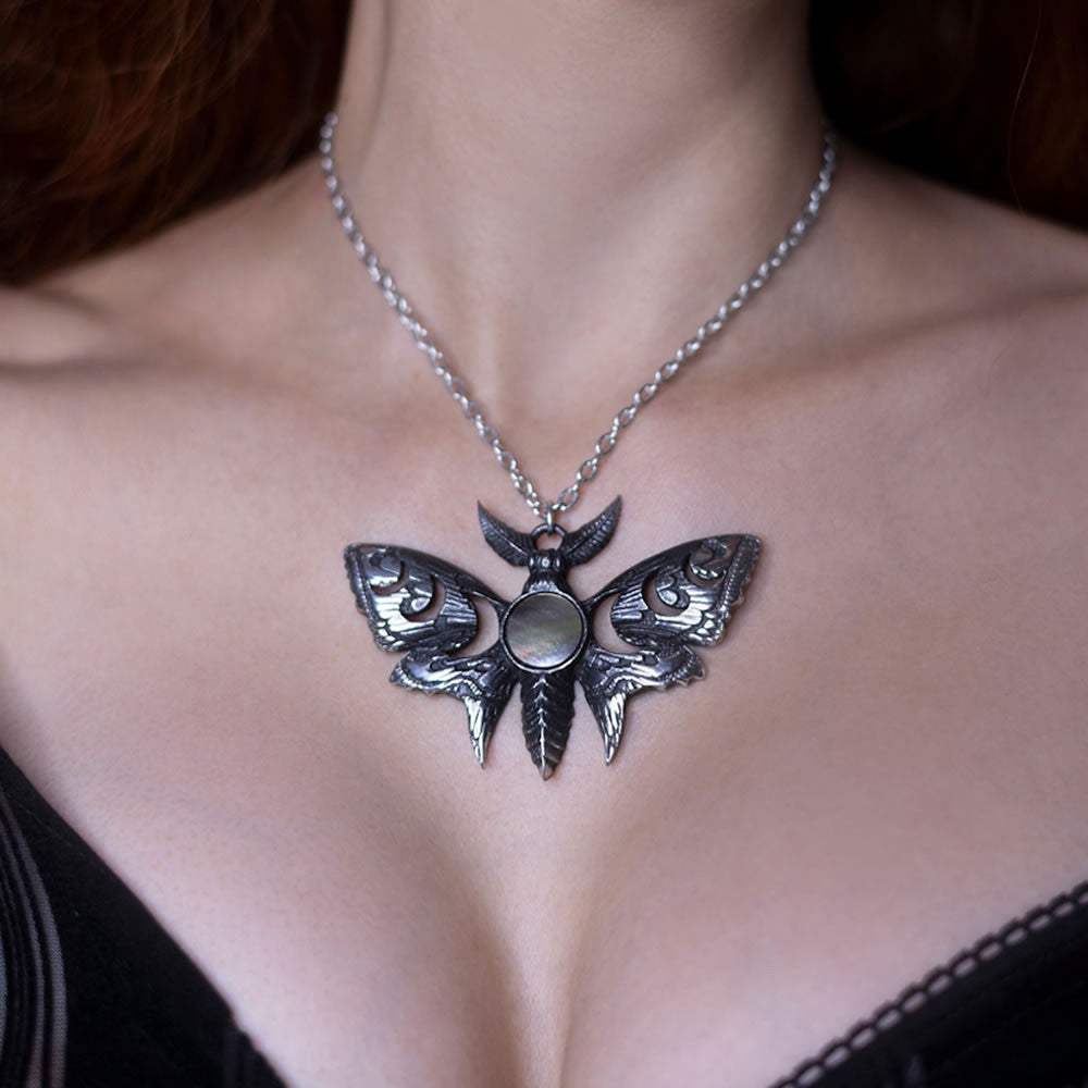 Lunar Moth Necklace - Alchemy of England - Flyclothing LLC