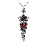 Cross of the Dark Kiss Necklace - Alchemy of England - Flyclothing LLC