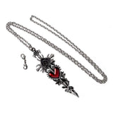 Cross of the Dark Kiss Necklace - Alchemy of England - Flyclothing LLC
