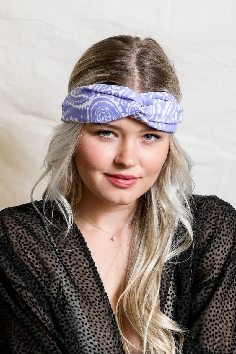 Paisley Boho Head Wrap - Boho Clothing and Accessories - Flyclothing LLC