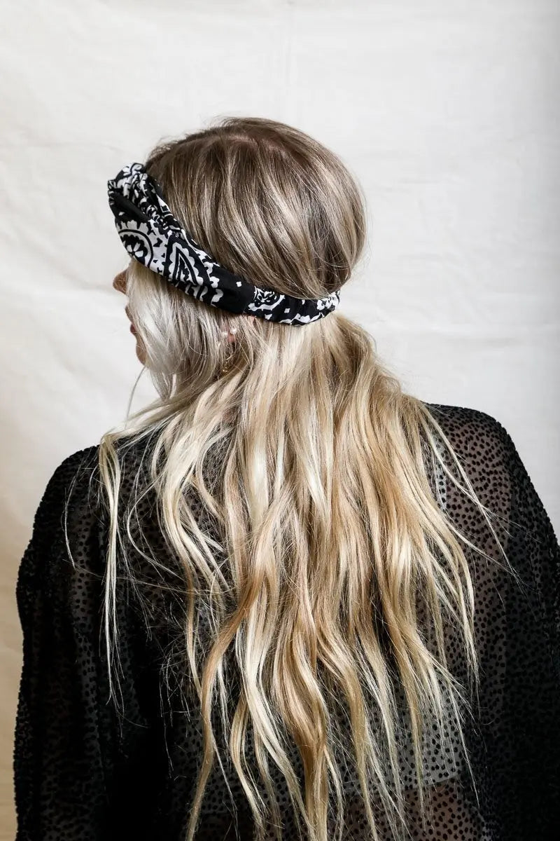 Paisley Boho Head Wrap - Boho Clothing and Accessories - Flyclothing LLC