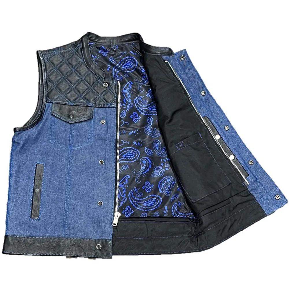 Sky - Mens Hybrid Club Vest - Unik Just for Bikers - Flyclothing LLC
