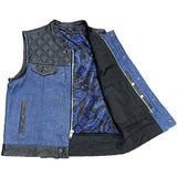 Sky - Mens Hybrid Club Vest - Unik Just for Bikers - Flyclothing LLC