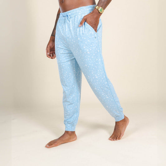 The Flurry Up | Snowflakes SleepDeep™ Men’s Pajama Joggers - Shinesty