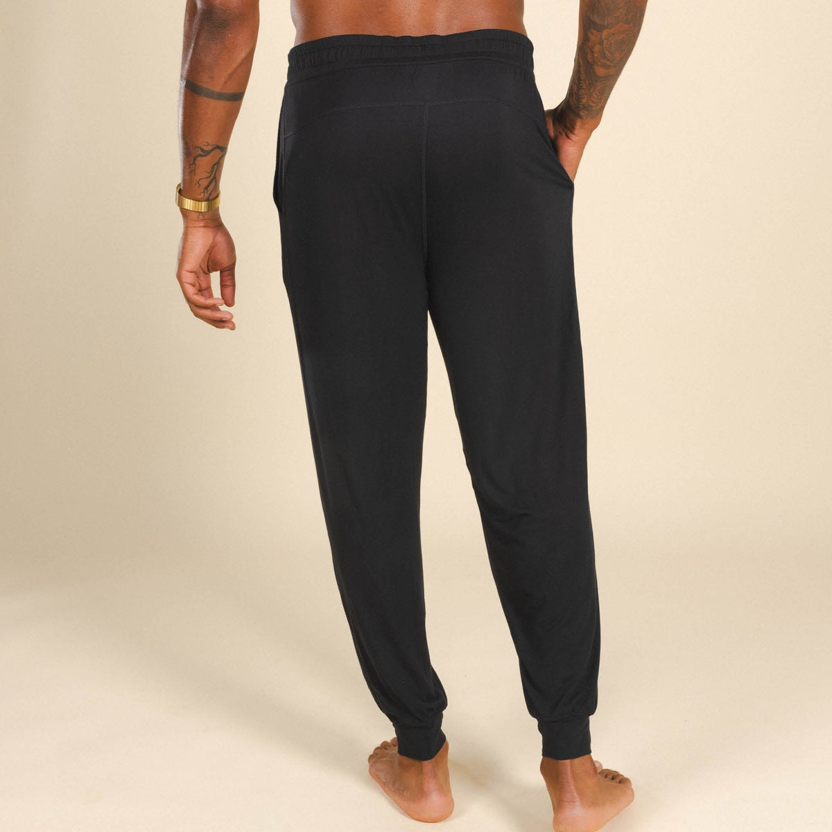 The Threat Level Midnight | Black SleepDeep™ Men’s Pajama Joggers - Shinesty - Flyclothing LLC