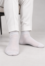 TITTIMITTI® Men’s 100% Mercerized Cotton Filo di Scozia Ankle Dress Socks — 3-Pack, Made in Italy - tittimitti - Flyclothing LLC