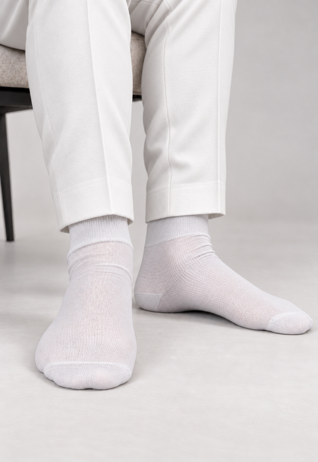 TITTIMITTI® Men’s 100% Mercerized Cotton Filo di Scozia Ankle Dress Socks — 3-Pack, Made in Italy - tittimitti - Flyclothing LLC