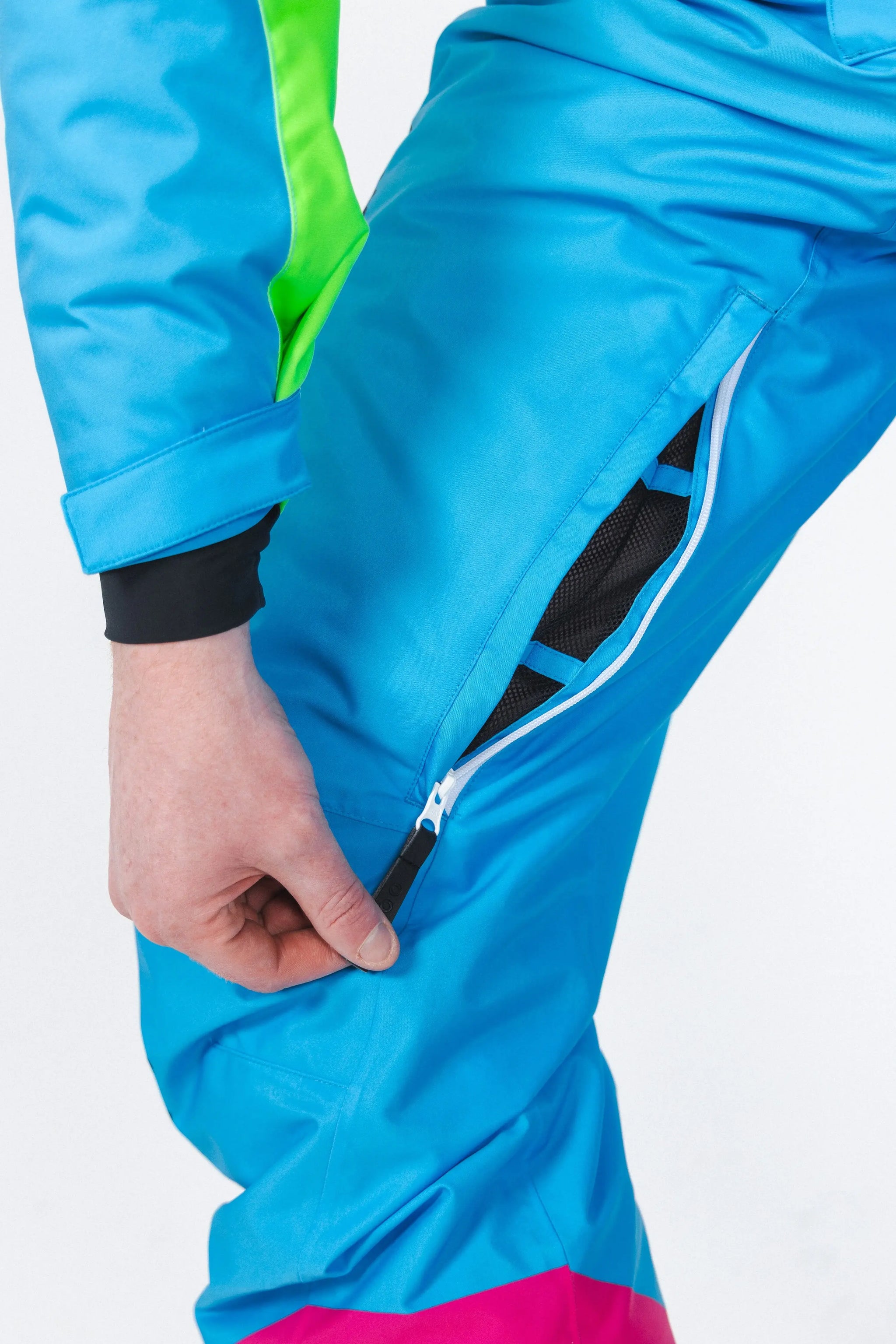 The Park Rat | Men's Neon Spray Design Retro One Piece Ski Suit - Shinesty - Flyclothing LLC