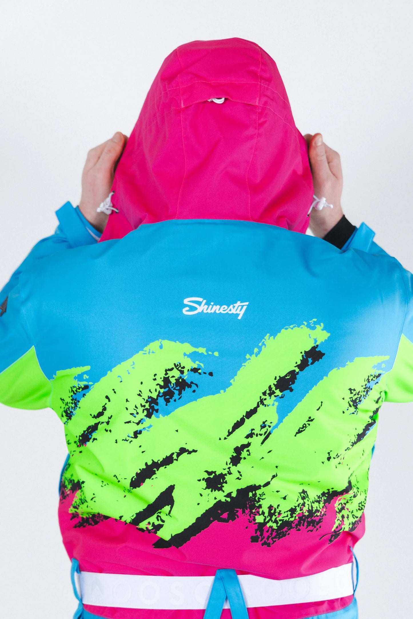 The Park Rat | Men's Neon Spray Design Retro One Piece Ski Suit - Shinesty - Flyclothing LLC