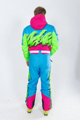 The Park Rat | Men's Neon Spray Design Retro One Piece Ski Suit - Shinesty - Flyclothing LLC
