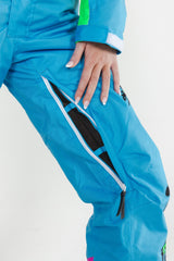 The Park Rat | Neon Spray Design Retro Women's One Piece Ski Suit - Shinesty - Flyclothing LLC