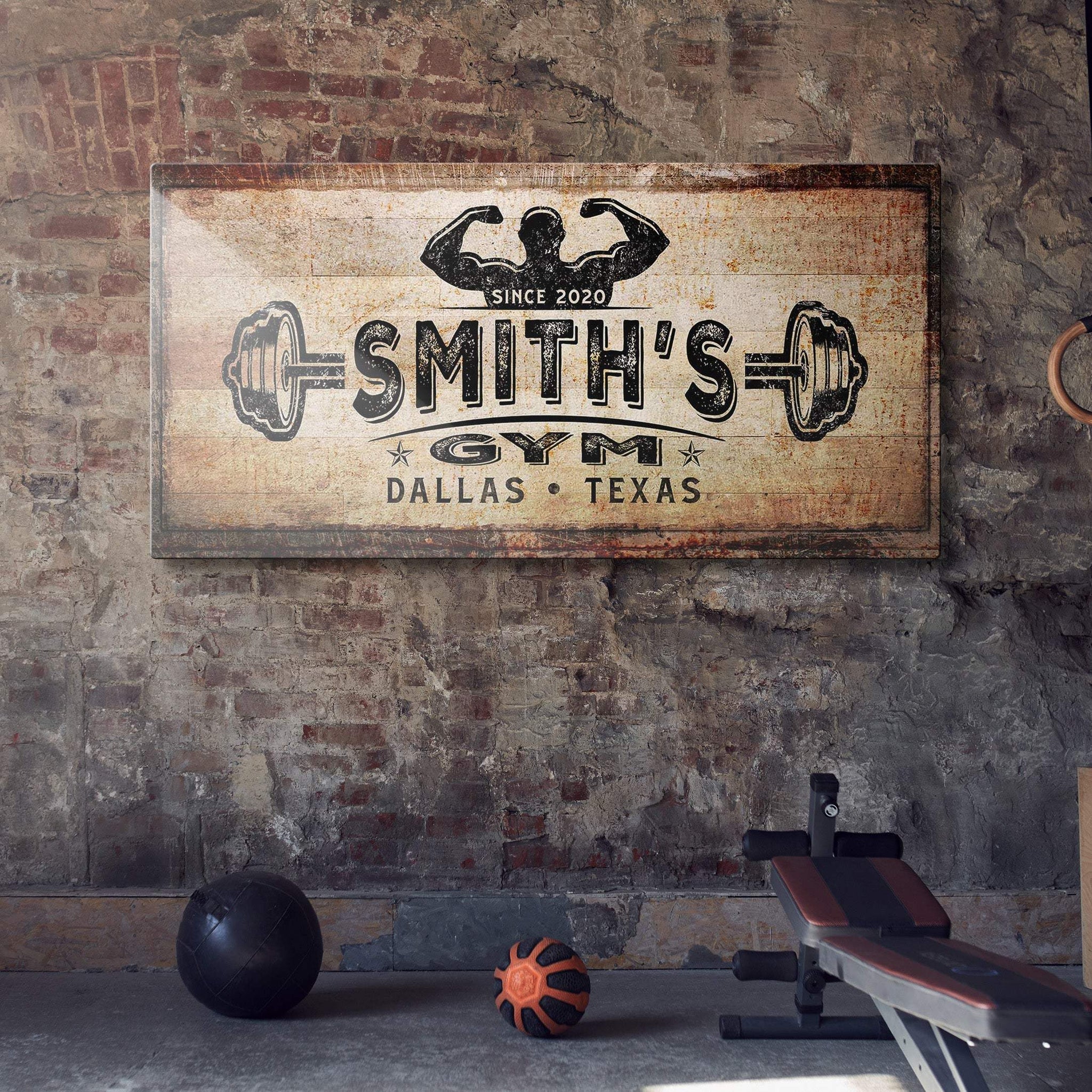 Gym Sign III - Tailored Canvases - Flyclothing LLC