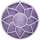 Sunflower Softie eTray Slow Feeder Dog Bowl | Soft Shallow Lick Mat | Yellow & Purple | USA Made - SodaPup/True Dogs, LLC - Flyclothing LLC