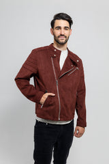 Payton Men's Faux Suede Scooter Jacket