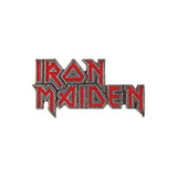 Iron Maiden Enamelled Logo Pin Badge - Alchemy of England - Flyclothing LLC