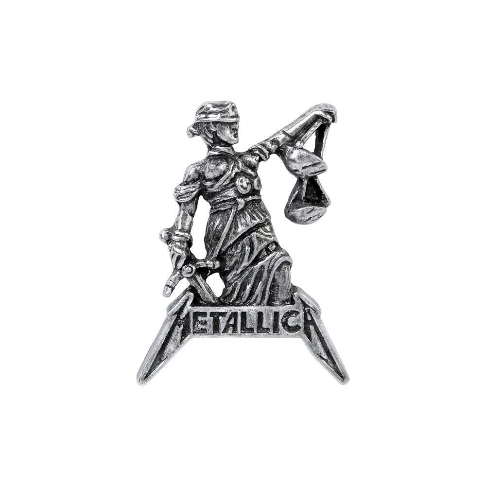 Metallica Justice For All Pin Badge - Alchemy of England - Flyclothing LLC