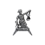 Metallica Justice For All Pin Badge - Alchemy of England - Flyclothing LLC
