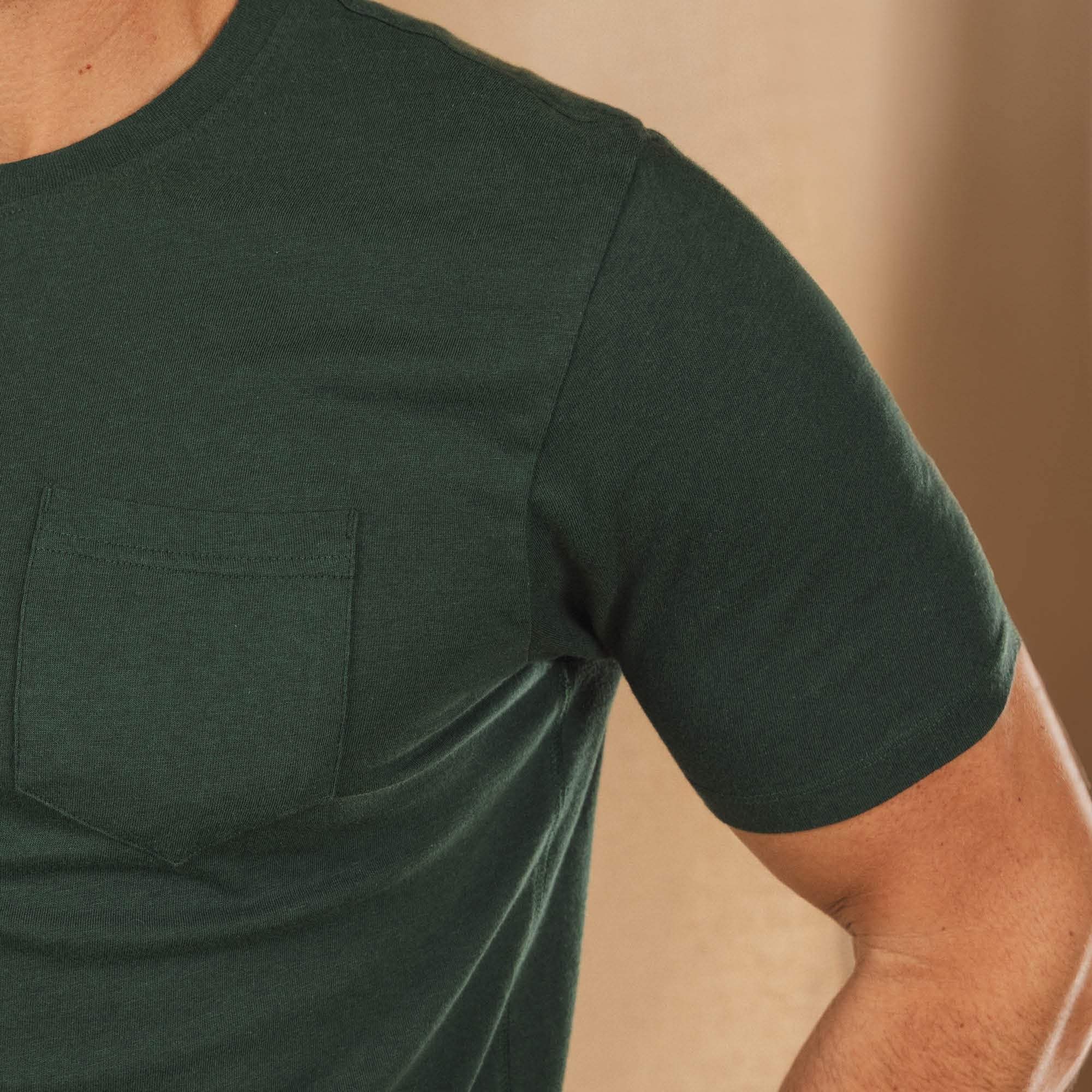 The Bistro | Forest Green Everyman™ Pocket T Shirt - Shinesty - Flyclothing LLC