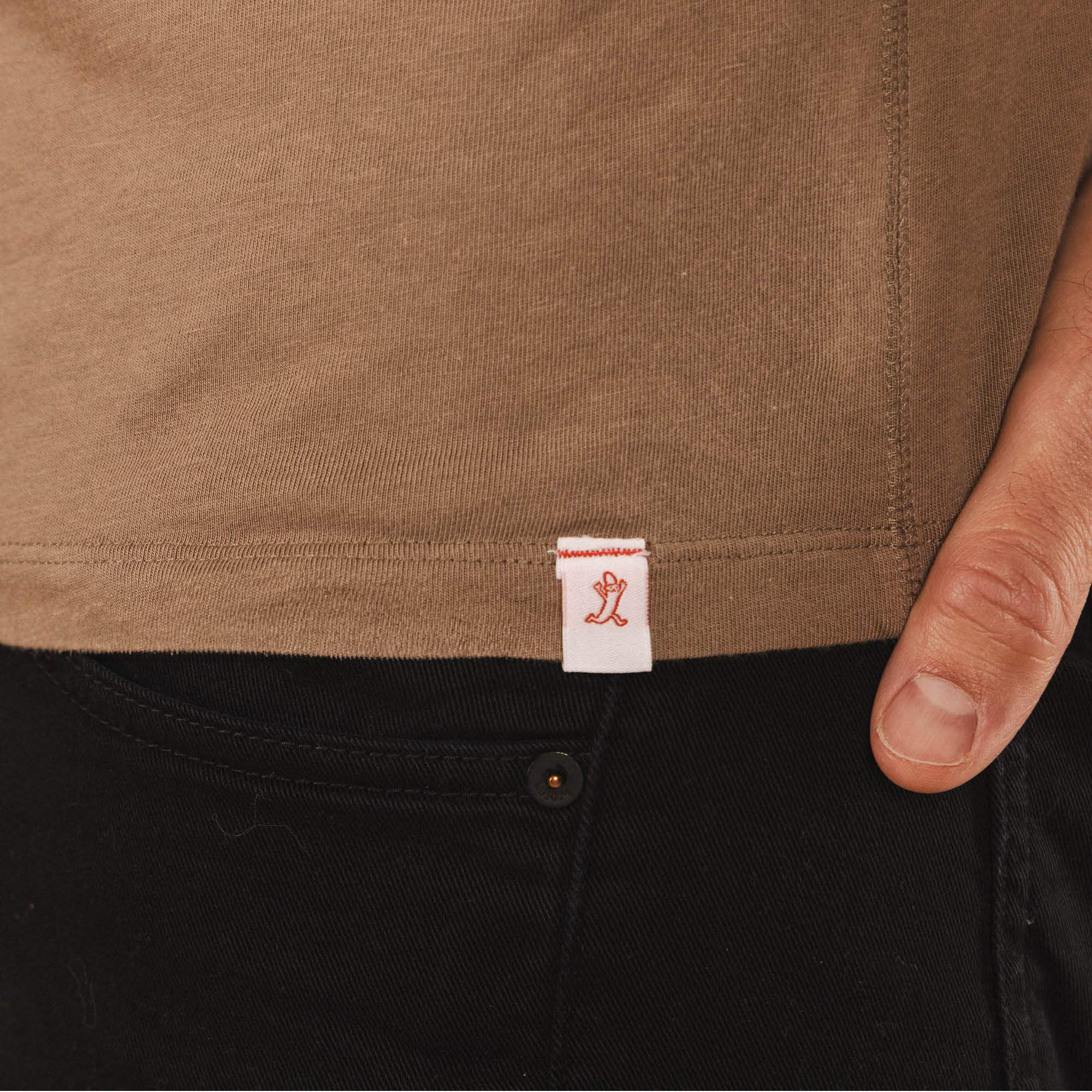 The Desert Roams | Light Brown Everyman™ Pocket T Shirt - Shinesty - Flyclothing LLC