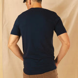 The Blues Singer | Deep Navy Everyman™ Pocket T Shirt - Shinesty - Flyclothing LLC
