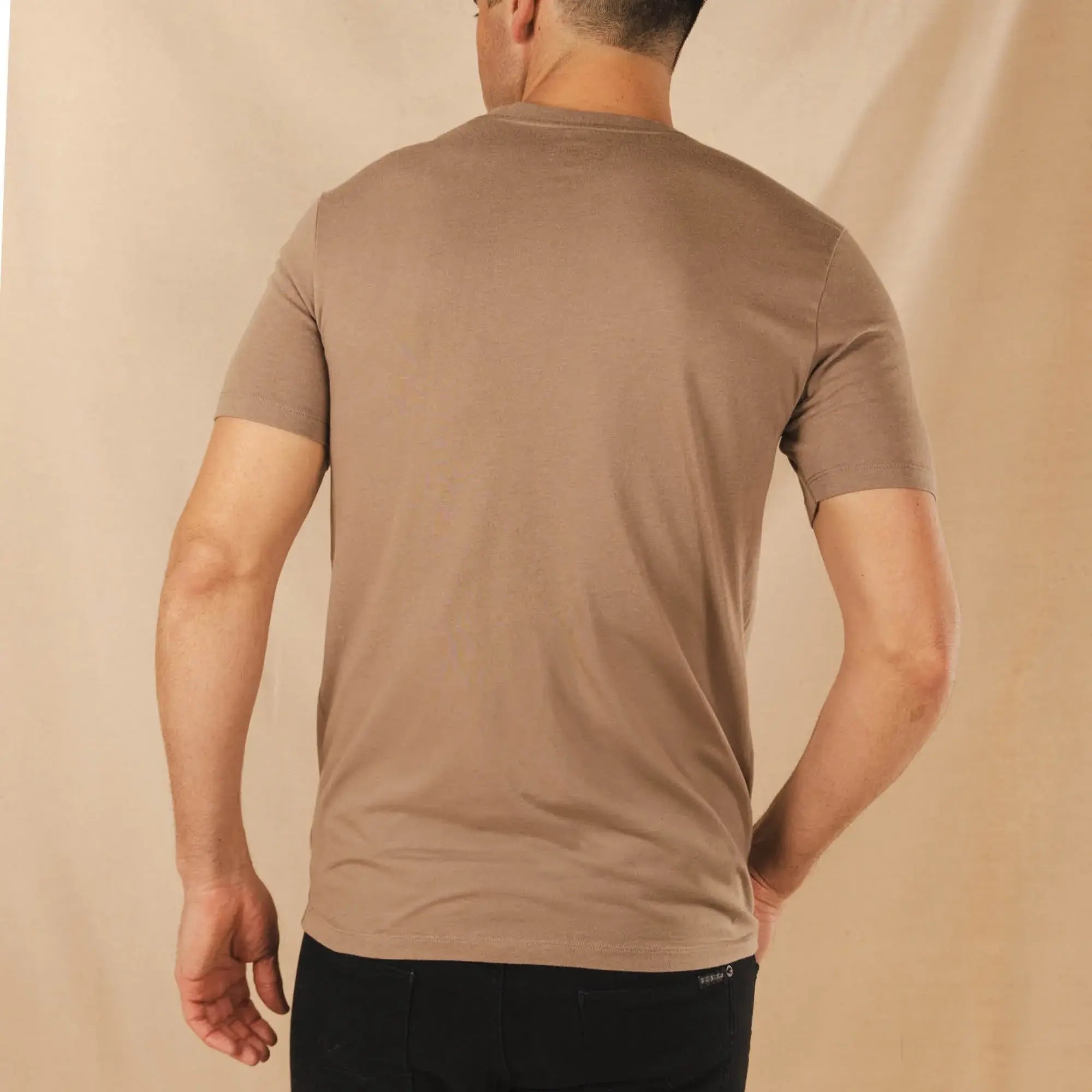The Desert Roams | Light Brown Everyman™ Pocket T Shirt - Shinesty - Flyclothing LLC
