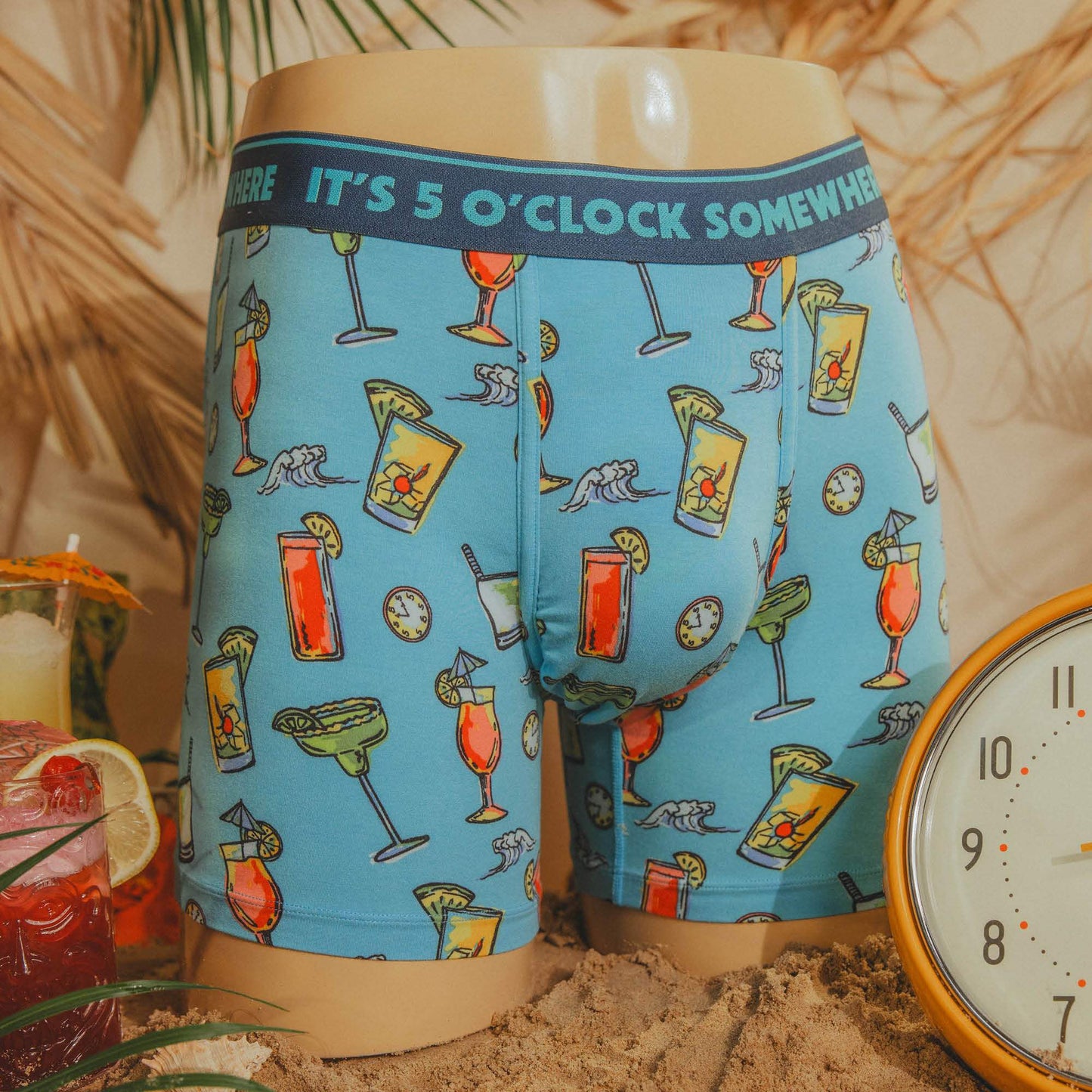 The Cocktail Hour | Shinesty x Margaritaville® Ball Hammock® Pouch Underwear With Fly - Shinesty - Flyclothing LLC