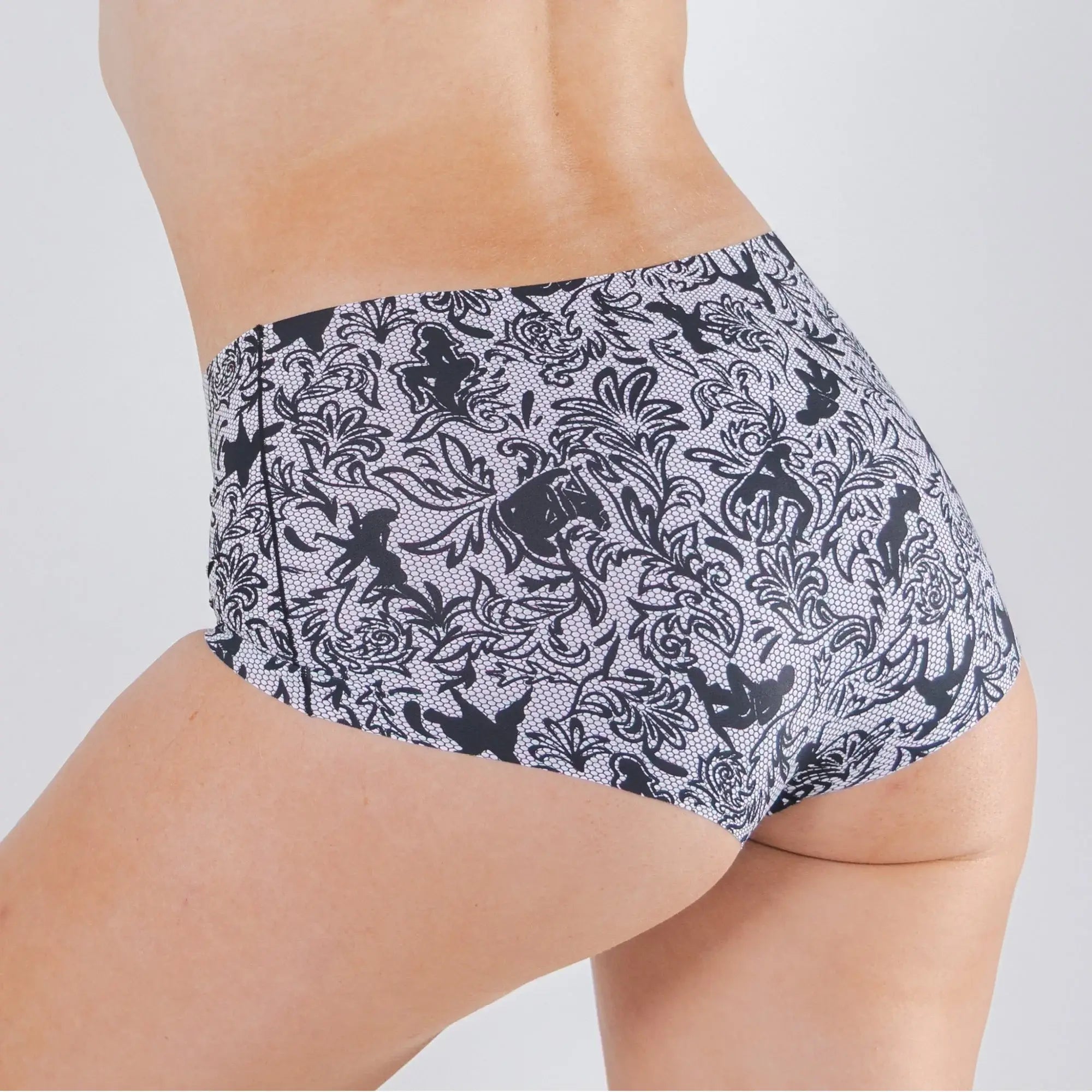 The Racy & Lacy | Provocative Lace Print Women’s Seamless Boyshort - Shinesty - Flyclothing LLC