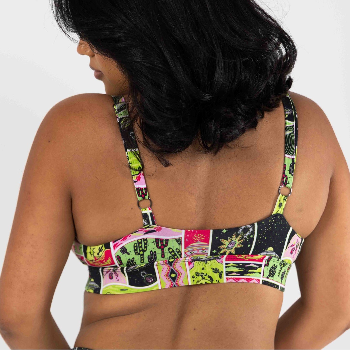 The Area 51 | Retro-Futuristic Alien Boob Hammock™ Busty Bralette