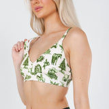 The Western Wonderland | Western Toile Boob Hammock™ Plunge Bralette - Shinesty - Flyclothing LLC