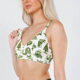 The Xmas In Texas | Western Toile Boob Hammock™ Busty Bralette