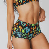 The Super Shroom | Neon Mushrooms Modal Boyshort Underwear - Shinesty - Flyclothing LLC