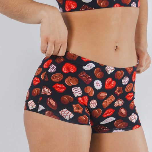 The Bonbons | Naughty Chocolates Modal Boyshort Underwear - Shinesty - Flyclothing LLC