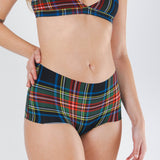 The Cappuccino | Holiday Tartan Plaid Women’s Seamless Boyshort - Shinesty - Flyclothing LLC